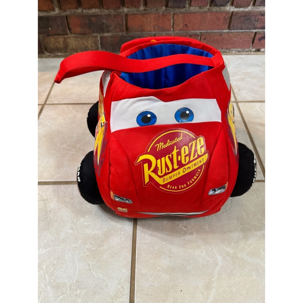Disney Pixar Lightning McQueen Bag Kids One Size Red Character Design Polyester